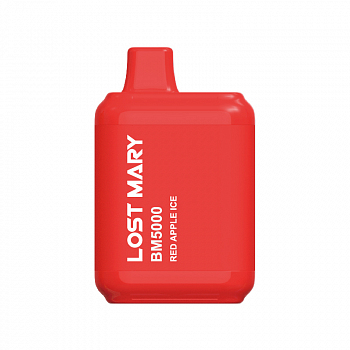Купить Lost Mary BM5000 by Elf Bar POD-1 "Red Apple Ice / Красный Яблочный Лед" 20 Lost Mary BM5000 by Elf Bar POD-1 "Red Apple Ice / Красный Яблочный Лед" 20